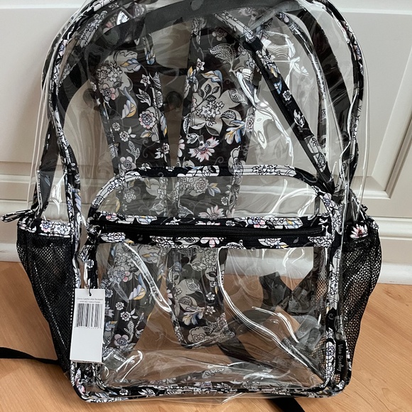 Vera Bradley Bags Nwt Vera Bradley Clear Backpack Poshmark